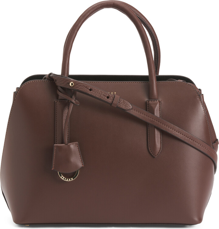 Radley London Leather Medium Zip Top Satchel ShopStyle