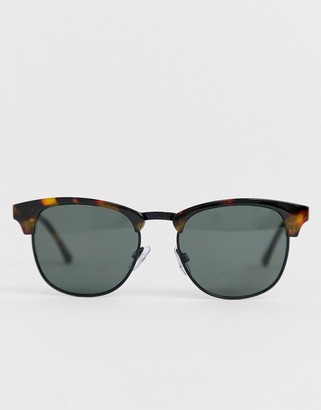 Vans Dunville sunglasses in cheetah tortoise - ShopStyle