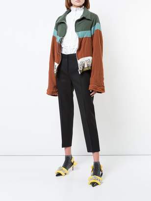 Undercover colour block cropped jacket