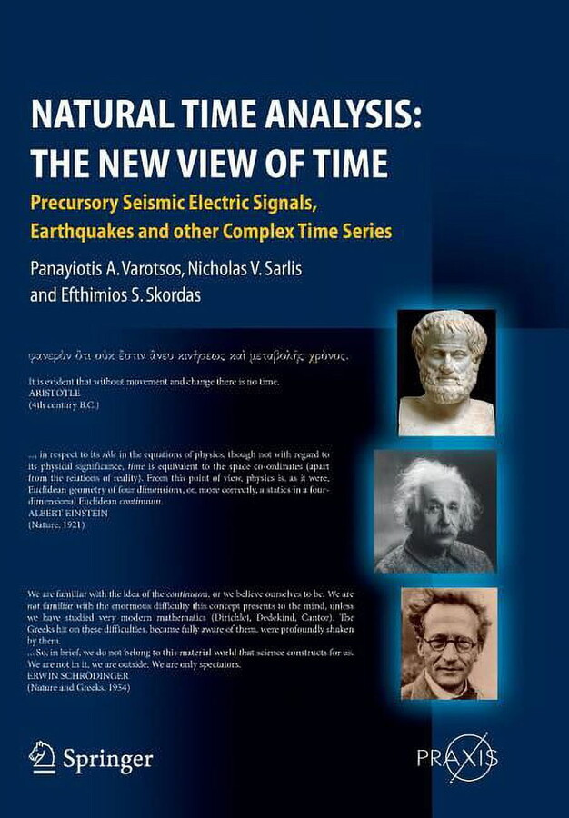 Natural Time Analysis: The New View of Time: Precursory Seismic Electric Signals, Earthquakes and Other Complex Time Ser, (Paperback)