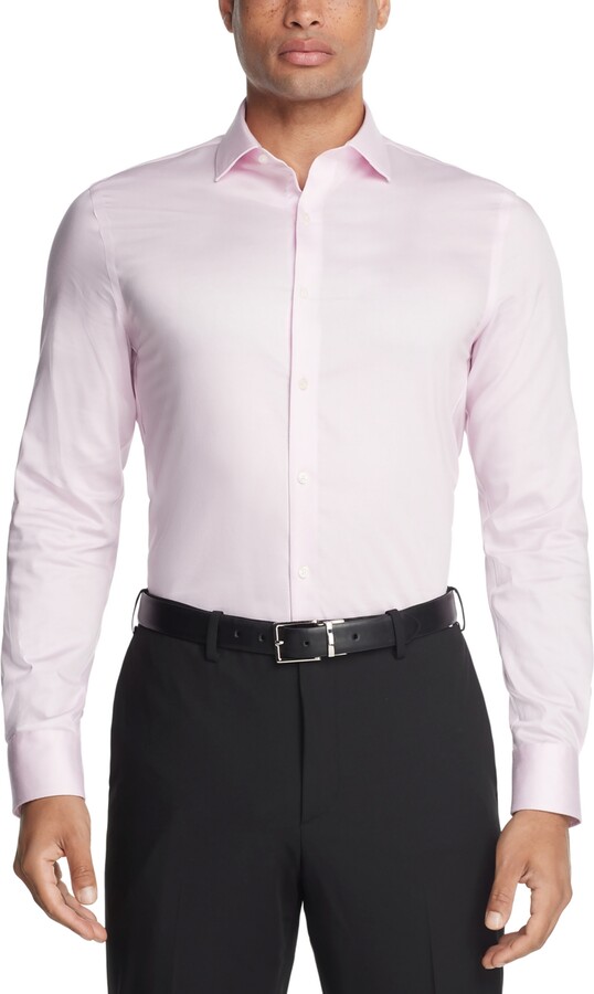Tommy Hilfiger Men's Pink Long Sleeve Shirts