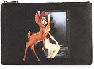 Givenchy Bambi print clutch