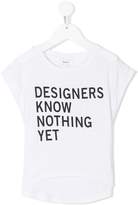 Thumbnail for your product : DKNY slogan-print T-shirt