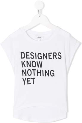 DKNY slogan-print T-shirt