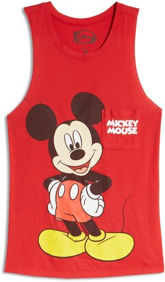 Disney Unisex Secondhand Mickey Mouse Graphic Pocket Tank