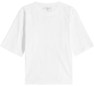 Tibi Cotton T-Shirt with Cut-Out