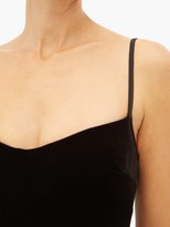 Thumbnail for your product : Galvan Berlin V-back Velvet Dress - Black