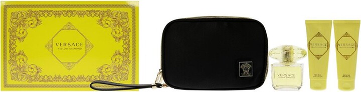 Versace Women's Yellow Diamond 4pc Gift Set