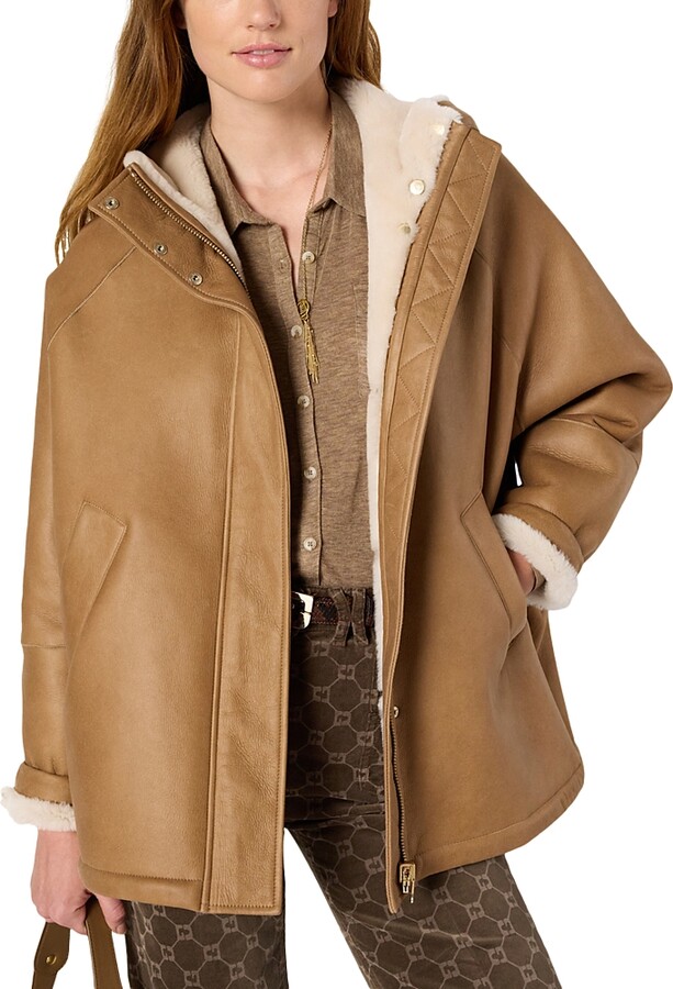Gerard Darel Margaux Shearling Coat