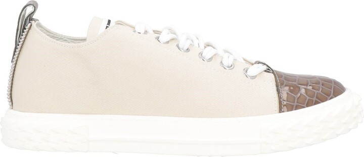 Giuseppe Zanotti London Double Zip White Leather High Top Sneakers - Mens  Size 9