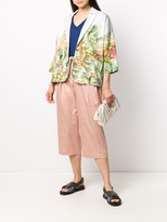 Thumbnail for your product : Altea Palm-Print Single-Breasted Blazer
