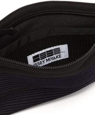 Issey Miyake Homme Plisse Obi Pleated Canvas Cross-body Bag
