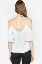 Thumbnail for your product : Sugar Lips Flirty Cold Shoulder Top
