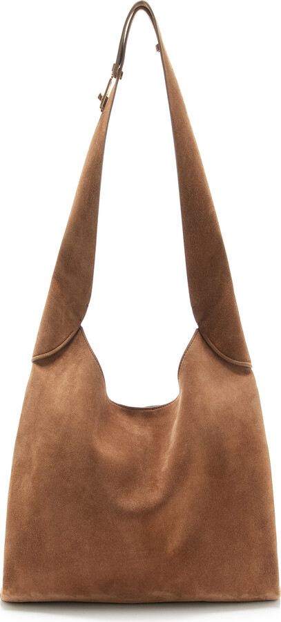 Gabriela Hearst Small Suede Hobo Bag