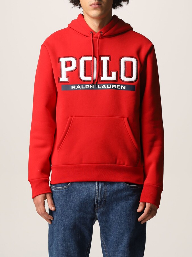 polo red sweatshirt