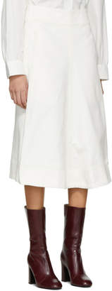 Lemaire Off-White Flared Skirt