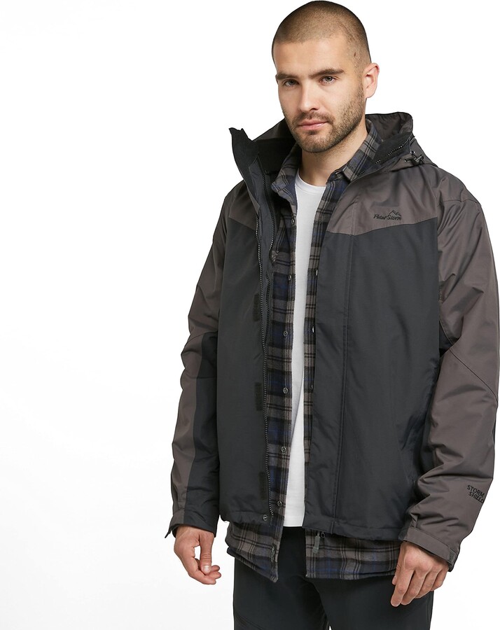 Peter Storm Men's Lakeside 3 in 1 Waterproof Jacket with Rollaway Hood