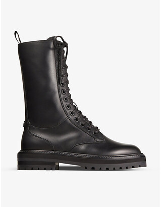 Jimmy Choo Cora lace-up high-top leather boots