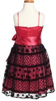 Thumbnail for your product : Un Deux Trois Polka Dot Tulle Dress (Big Girls)