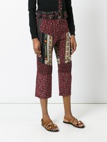Thumbnail for your product : No.21 Patchwork Cropped Trousers