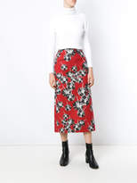 Thumbnail for your product : Reinaldo Lourenço ballerina print midi skirt
