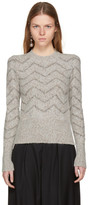 Isabel Marant - Pull gris Elson Fancy Donegal