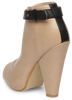 Thumbnail for your product : Dorothy Perkins Nude peep toe shoe boots