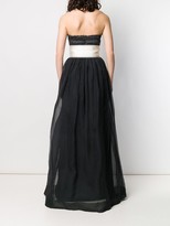 Thumbnail for your product : Brunello Cucinelli Belted Strapless Gown