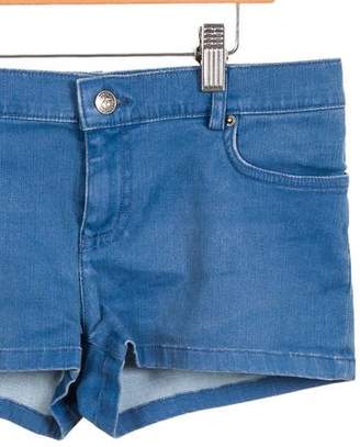 Bonpoint Girls' Mid-Rise Denim Shorts