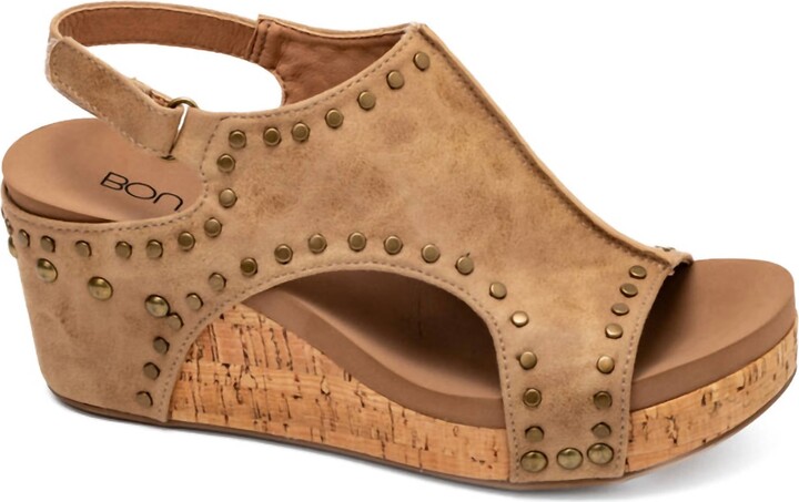 Corkys Footwear Women's Carley Studs Sandals In Taupe