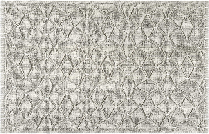 Martex Restore Diamond Geo Grey Bath Rug