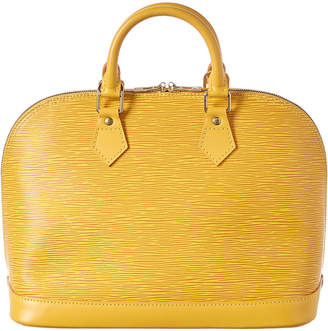 Louis Vuitton Yellow Epi Leather Alma Pm