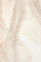 Thumbnail for your product : Agent Provocateur Soirée Emie lace and silk-satin chemise