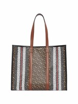 Thumbnail for your product : Burberry Medium Monogram Stripe Tote