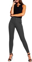 Thumbnail for your product : eyes Girls Skinny School Trousers Teens Women Skinny Navy Black Grey Office Work Day Smart Slim Leg Formal Trousers (Black