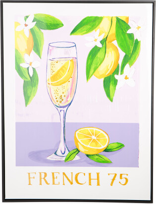 TJMAXX 30X40 French 79 Framed High Gloss Canvas Print Wall Art
