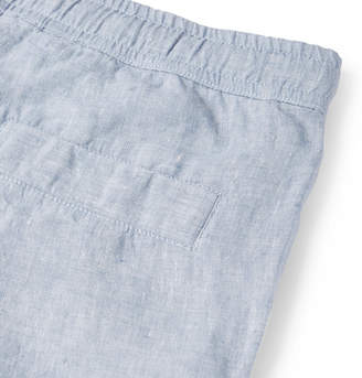 Orlebar Brown Slim-Fit Linen-Chambray Drawstring Shorts