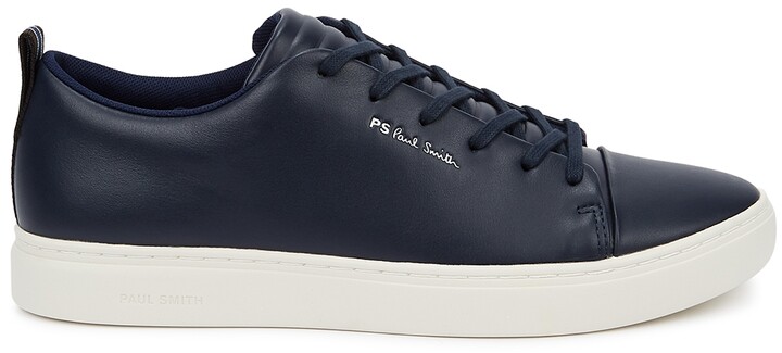 Navy Leather Sneakers | Shop the world's largest collection of fashion |  ShopStyle