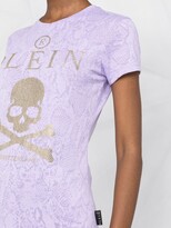 Thumbnail for your product : Philipp Plein snakeskin-print stud-embellished T-shirt