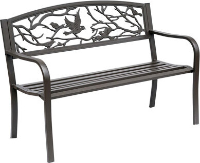 Charlton Home Madeline Cast Iron Garden Bench
