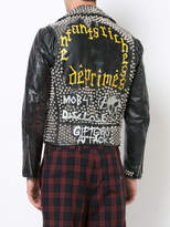 Thumbnail for your product : Enfants Riches Deprimes studded biker jacket