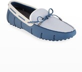 Thumbnail for your product : Swims Mesh %26 Rubber Braided-Lace Boat Shoe