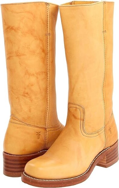 Frye Campus 14L Cowboy Women's Boots Banana Leather : 6 B - Medium