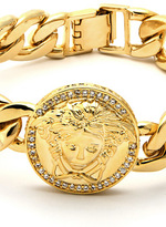 Thumbnail for your product : MeDusa King Ice 14K Gold CZ Bracelet