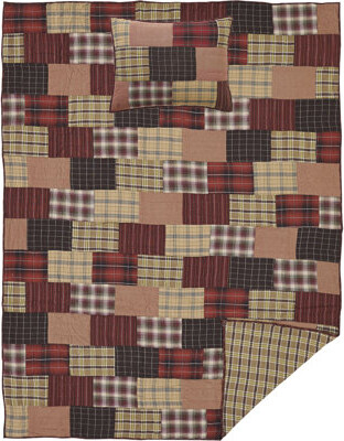 VHC Brands Wyatt Reversible Quilt Set