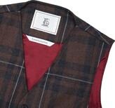 Thumbnail for your product : Lanefortyfive Cobbler Women's Waistcoat - Brown Checked Tweed