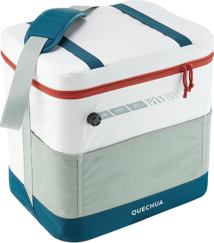 Decathlon Quechua Camping 25 Can Soft Cooler Bag, White