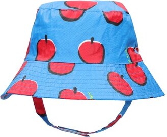 Stella McCartney Kids Apple print organic cotton bucket hat