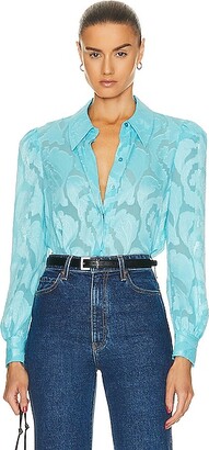L'Agence Jenica Blouse in Blue