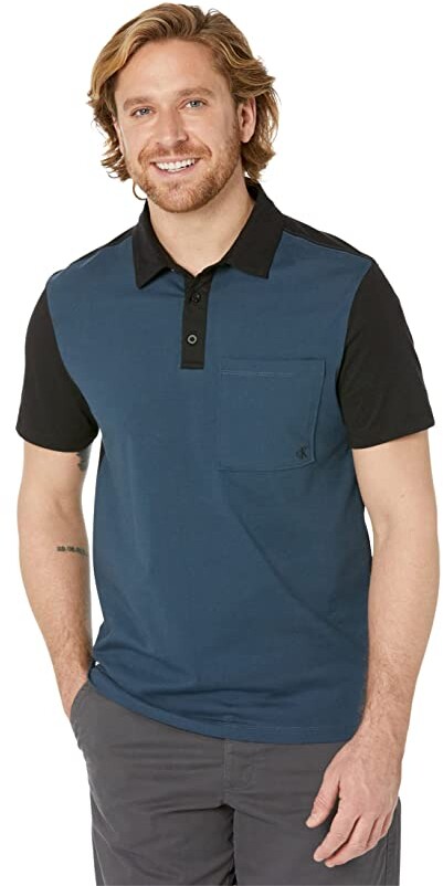 Calvin Klein Blue Men's Short Sleeve Shirts | Shop the world's 